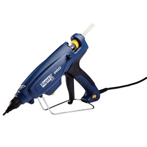 Pistol de lipit Rapid EG360 PRO industrial, batoane lipici 12 mm, putere 300W, temperatura reglabila 120 C - 230 C, debit lipici 1800 g h, duze interschimbabile, actionare tragaci cu 4 degete, 5000328