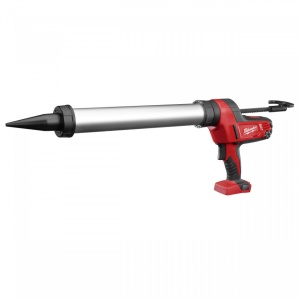 Pistol de silicon tub 600 ml aluminiu Milwaukee C18 PCG/600A-0B, livrat fara acumulator, cu geanta