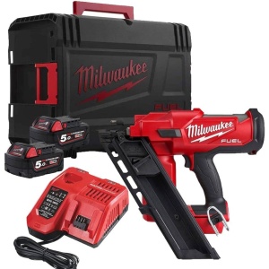 PISTOL PENTRU CUIE FUEL M18FFN-502C, diametru cuie 2.9 - 3.32mm, lungime cuie 50/90 mm, livrat cu acumulatori, incarcator, valiza