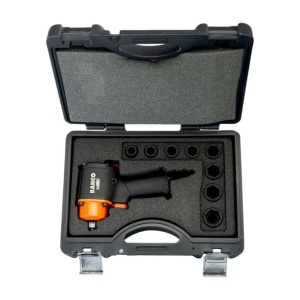 Pistol pneumatic de insurubat cu impact Bahco BPC813, 1/2'', 678 Nm + set chei tubulare de impact in valiza de transport - Img 4