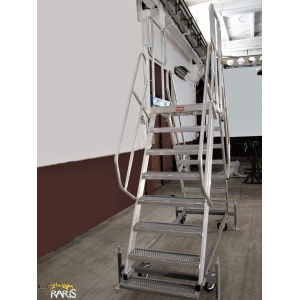 Platforma mobila RARIS, aluminiu, la 60°, Gmax = 200 kg, dubla - tip PN60D - Img 4