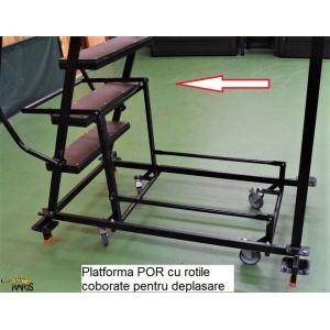 Platforma RARIS la 60°, din otel, deplasare si blocare cu sistem de ridicare_coborare, tip POR - Img 7