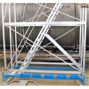 Platforma RARIS, mobila, rabatabila, in consola, din aluminiu si otel, tip PCMC - Img 7