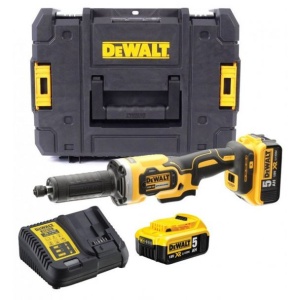 Polizor drept DeWalt DCG426P2, 2 acumulatori XR Li-Ion 18 V/5.0 Ah, incarcator, valiza de transport - Img 4