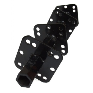 ProGARDEN manicot freza, hex 23mm, 2 segmente, 4 flanse (3+1), motocultoare seria HS500, HS900, HS1000/Campo