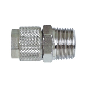 Racord automat push-in drept, filet 3/8", pentru furtun 6mm FIAC - Img 1