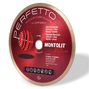 RS Disc Montolit CPF250 PERFETTO Ø 250 mm /25.4 gresie portelenata/ceramica/sticla/marmura/granit