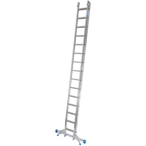 Scara culisanta din aluminiu Stabilo, 2x15 trepte - Img 2