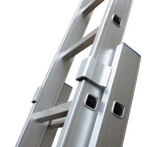 Scara culisanta din aluminiu Stabilo, 2x15 trepte - Img 7