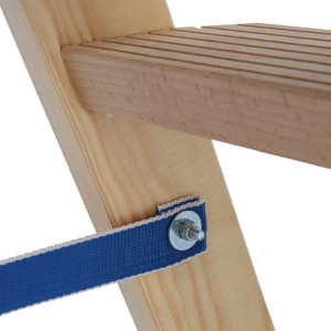Scara de lemn cu trepte late, 2x4 trepte - Img 3