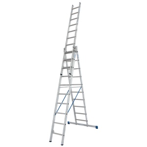 Scara multifunctionala din aluminiu Stabilo, 3x10 trepte, cu functie de egalizare - Img 2