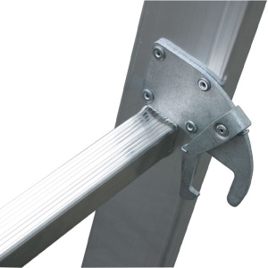 Scara multifunctionala din aluminiu Stabilo, 3x10 trepte, cu functie de egalizare - Img 7