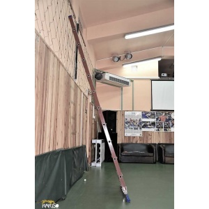 Scara RARIS, electroizolanta, fibra sticla, un tronson, trepte late, tip NL1E - Img 2