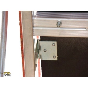 Schele , profesionale, mobile, din aluminiu, cu suprafata podina 1,6x0,7m, Hlucrumax: 4,3-14,3m, tip U1,6 - Img 7