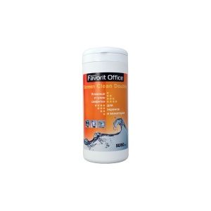 Șervețele curățare ecran LCD/TFT și alte monitoare, 100/cutie(50 umede/50 uscate), Favorit-F125004