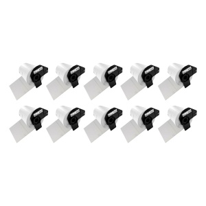 Set 10 Etichete DK-11241 albe 102 x 152mm suport plastic inclus compatibile Brother DK-11241 DK11241 - Img 1