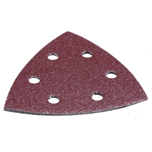 Set 10 foi abrazive delta, 93x93x93 mm, granulatie 60, 6 gauri
