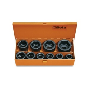 Set 10 piese BETA tubulare impact actionare 3/4" 17-46mm
