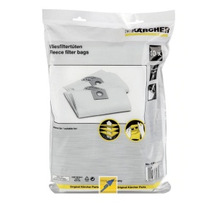 Set 10 saci filtrare din hartie pentru aspiratoare Karcher T7/1, T9/1, T10/1 - Img 3