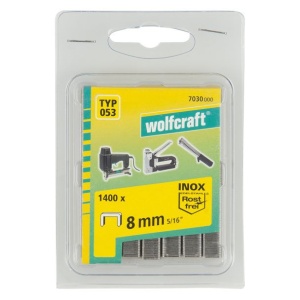 Set 1400 capse plate Wolfcraft 7030000, tip 053, 8 mm, inox - Img 2