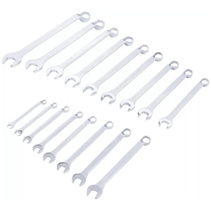 Set 17 chei combinate BGS 8 - 27 mm, cheia inelara cotita - Img 3