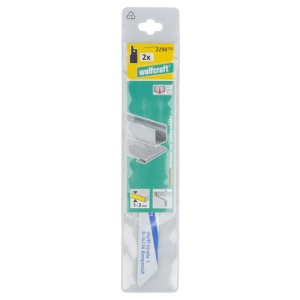 Set 2 panze fierastrau sabie Wolfcraft 2298000 pentru table, neferoase, 150 mm - Img 3