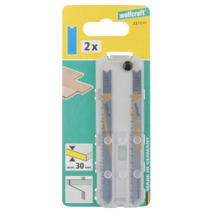 Set 2 panze pentru fierastrau pendular Wolfcraft 2371000, prindere in U, pentru lemn / plastic, adancime taiere 30 mm - Img 2
