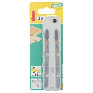 Set 2 panze pentru fierastrau pendular Wolfcraft 3543000, prindere in T, pentru lemn, adancime taiere 65 mm - Img 2