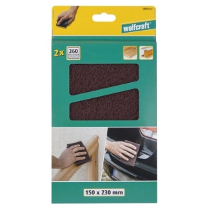 Set 2 pasle Wolfcraft 5899000, 150x230 mm, mediu, granulatie 360 - Img 4
