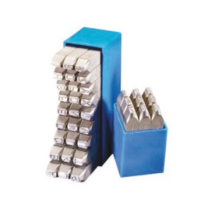 Set 27 poansoane litere mari HEIDENPETER 10 mm R