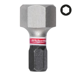 Set 3 biti de impact Milwaukee Shockwave Impact Duty™, Hex12mmx25mm