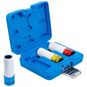 Set 3 chei tubulare de impact cu protectie, 85 mm 1/2" - Img 1