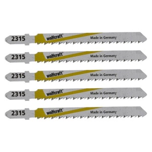 Set 5 panze pentru fierastrau pendular Wolfcraft 2365000, prindere in T, pentru lemn, adancime taiere 40 mm - Img 1