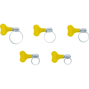 Set 6 coliere BGS pentru furtun cu surub tip fluture, Ø 13 - 25 mm - Img 2