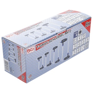 Set 8 chei duble imbus cu maner T, T2 - T10 - Img 3