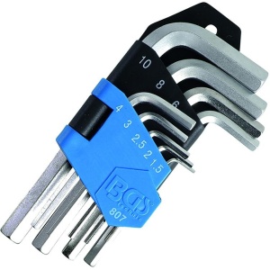 Set 9 chei imbus tip L, 1.5-10 mm, BGS - Img 1