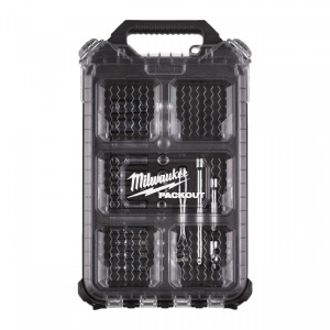 Set antrenor cu clichet ¼″ + chei tubulare sistem metric (28 buc) în organizator mic PACKOUT™ [ Chei tubulare: 5 mm, 5.5 mm, 6 mm, 7 mm, 8 mm, 9 mm, 10 mm, 11 mm, 12 mm, 13 mm, 14 mm, 15 mm / Chei tubulare lungi: 5 mm, 5.5 mm, 6 mm, 7 mm, 8 mm, 9 mm, 10 m - Img 3