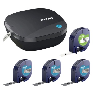 Set Aparat etichetat DYMO Letratag LT 200B Bluetooth 2172855 si 3 role etichete argintii - Img 1