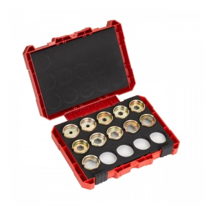 Set bacuri de sertizare Milwaukee DIN22 Cupru 16-300 mm, pentru cabluri armate, pachet 11 buc