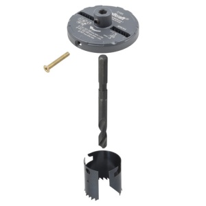 Set carote standard Wolfcraft 2164000, cu 7 carote cu diametre multiple:25, 32, 38, 45, 50, 56, 62 mm, adancime de taiere 23 mm, tija triunghiulara - Img 4