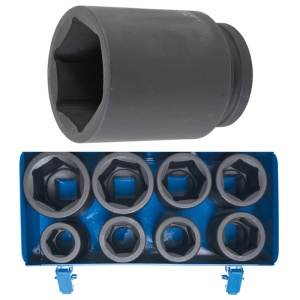 Set chei de impact lungi 27-50 mm, 1", 8 piese