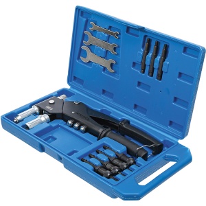 Set cleste BGS de tras nituri-pop, piulite nit si bolturi-nit, cap rotativ 360° - Img 4