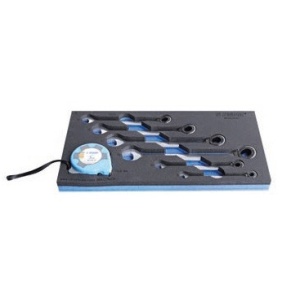 Set de 7 chei combinate cu clichet, forjate, in modul Unior SOS 8-19 mm