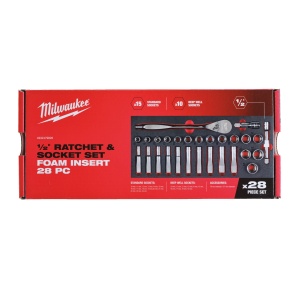 Set inserție spumă 1/2″ antrenor cu clichet și chei tubulare 10-24 mm - Img 6