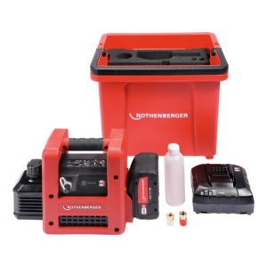 Set pompa de vid cu acumulator Rothenberger Roairvac R32 2.0 CL, 2 trepte, 57 l/min