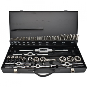 Set-Trusa Tarozi DIN 352 HSS și Filiere HSS M3-M20 - 54 piese