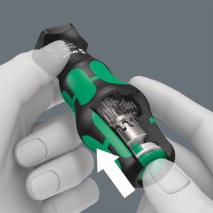 Set Wera Kraftform Kompakt Turbo 1 husa transport 19 piese 195 x 133 x 75 mm 05057482001 - Img 3