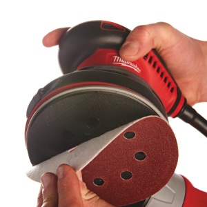 Slefuitor orbital cu talpa rotunda 220 V Milwaukee ROS 125 E, disc 125 mm, 300 W, alimentare Retea 220-240 V - Img 10