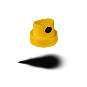 Spray cap Yellow Fatcap yellow/black
