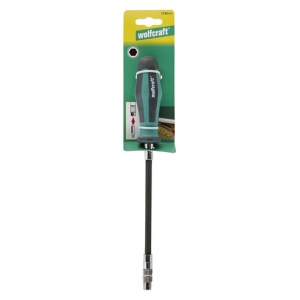 Surubelnita flexibila pentru biti (1/4") Wolfcraft 1236000, magnetic, lungime 298 mm - Img 8